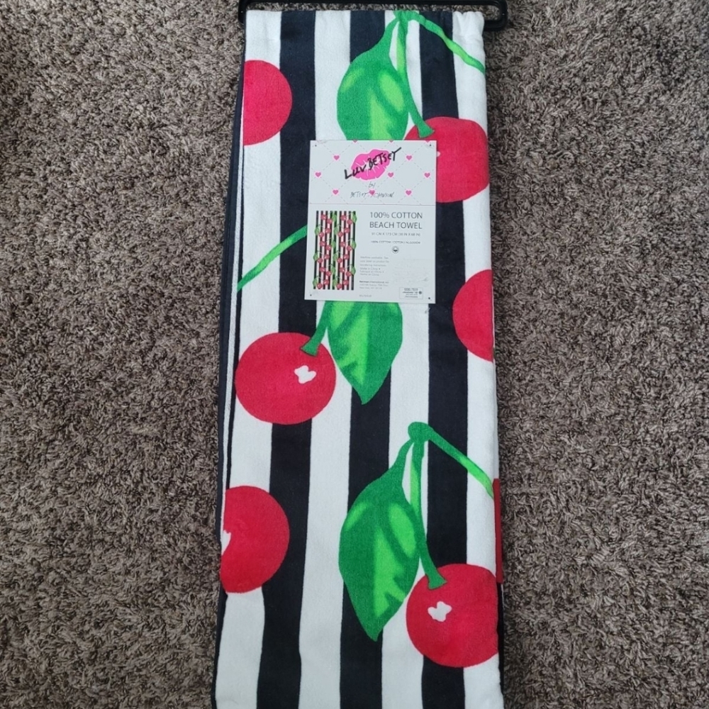 Betsey Johnson Beach Towel